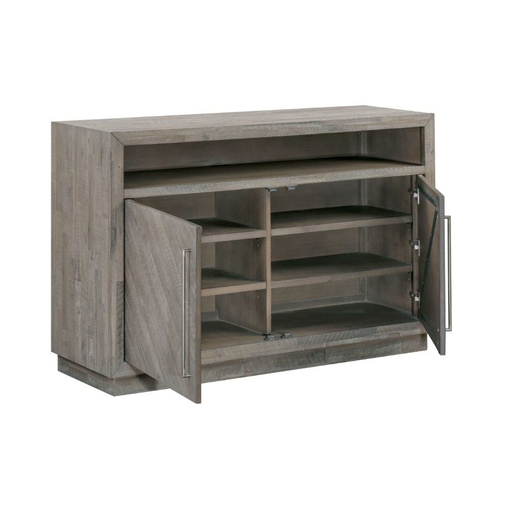 Modus Furniture - Alexandra Solid Wood 54in Media Console in Rustic Latte - 5RS32636 veiw 6