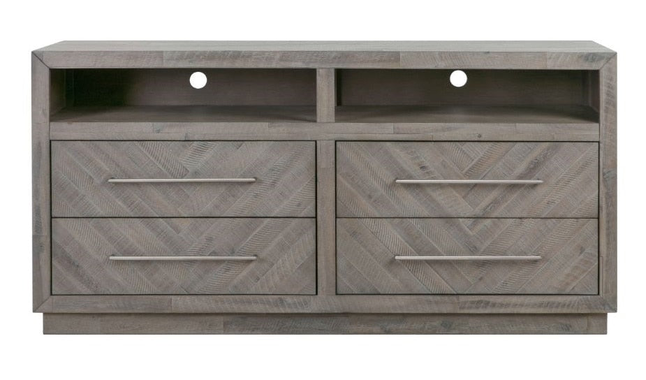 Modus Furniture - Alexandra Solid Wood 64in Media Console in Rustic Latte - 5RS32632 veiw 1