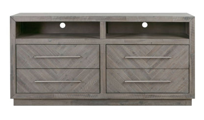 Modus Furniture - Alexandra Solid Wood 64in Media Console in Rustic Latte - 5RS32632 veiw 1