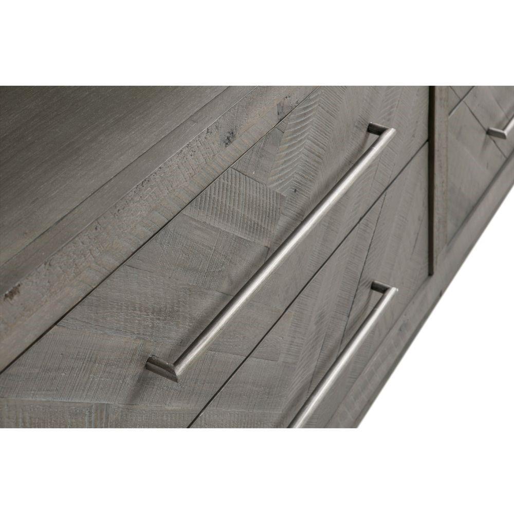 Modus Furniture - Alexandra Solid Wood 64in Media Console in Rustic Latte - 5RS32632 veiw 3