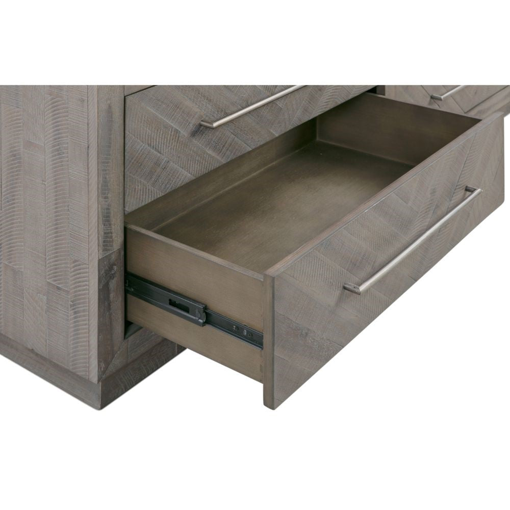 Modus Furniture - Alexandra Solid Wood 64in Media Console in Rustic Latte - 5RS32632 veiw 7