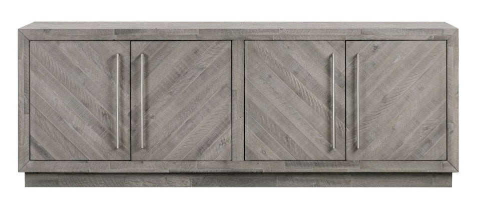 Modus Furniture - Alexandra Solid Wood 74in Media Console in Rustic Latte - 5RS32627 veiw 1