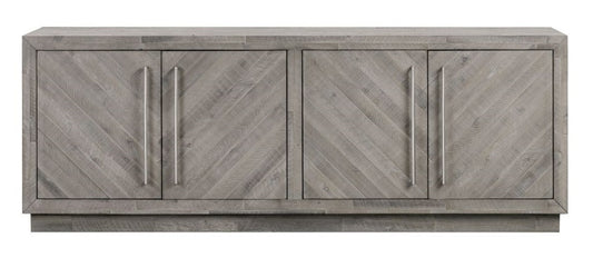 Modus Furniture - Alexandra Solid Wood 74in Media Console in Rustic Latte - 5RS32627 veiw 1