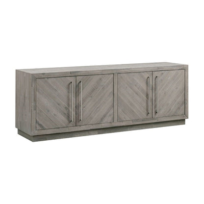 Modus Furniture - Alexandra Solid Wood 74in Media Console in Rustic Latte - 5RS32627 veiw 5