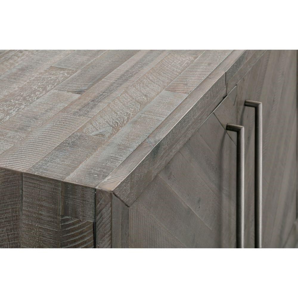 Modus Furniture - Alexandra Solid Wood 74in Media Console in Rustic Latte - 5RS32627 veiw 8