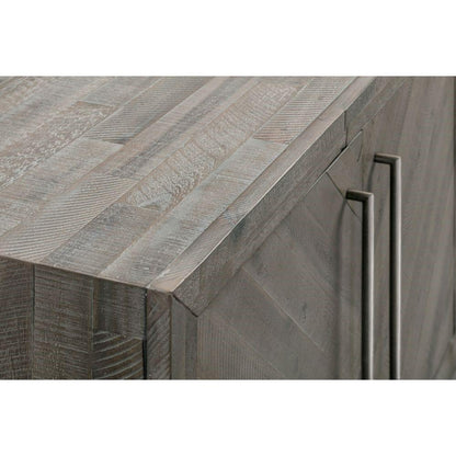 Modus Furniture - Alexandra Solid Wood 74in Media Console in Rustic Latte - 5RS32627 veiw 8