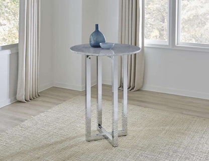 Modus Furniture - Amalfi 32in Round Bar Table - Marble - 1AJ5633M veiw 1