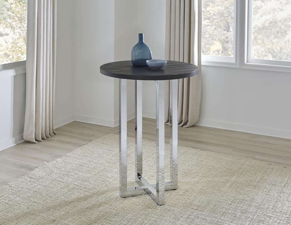 Modus Furniture - Amalfi 32in Round Bar Table - Wood - 1AJ5633W_CLOSEOUT veiw 1