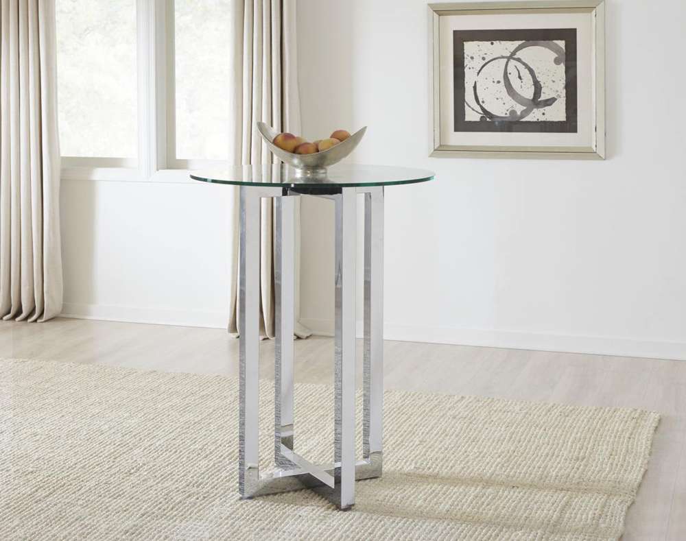 Modus Furniture - Amalfi 32in Round Bar Table - Glass - 1AJ5633G view 1