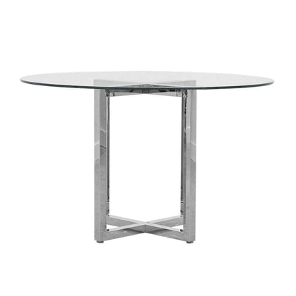 Modus Furniture - Amalfi 48in Round Counter Table - Glass - 1AJ5624G veiw 2