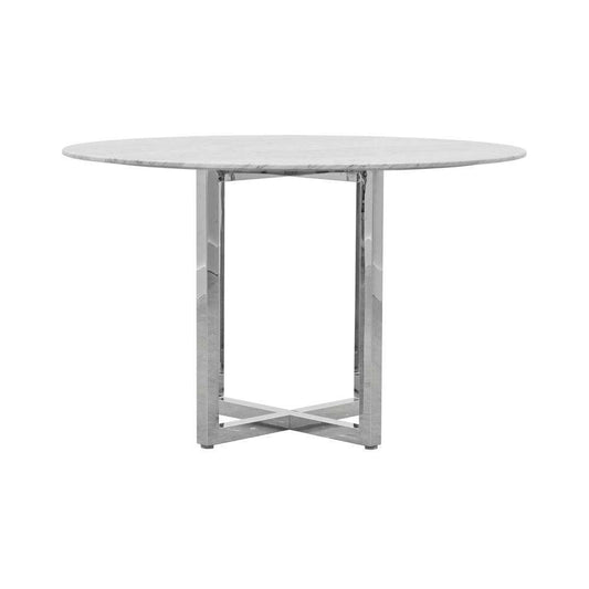 Modus Furniture - Amalfi 48in Round Counter Table - Marble - 1AJ5624M veiw 2
