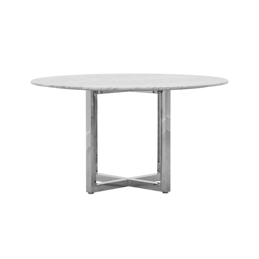 Modus Furniture - Amalfi 48in Round Table - Marble - 1AJ5614M veiw 3