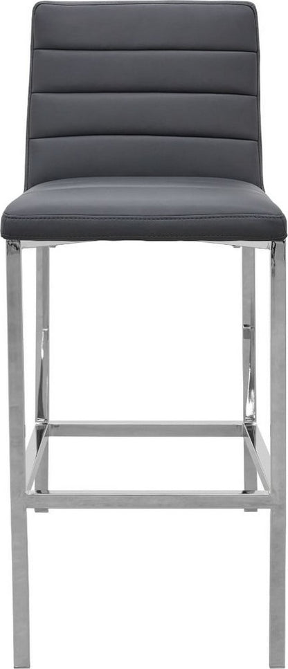 Modus Furniture - Amalfi Metal Back Bar Stool in Cobalt Leather - 1AE868M_1 view 2