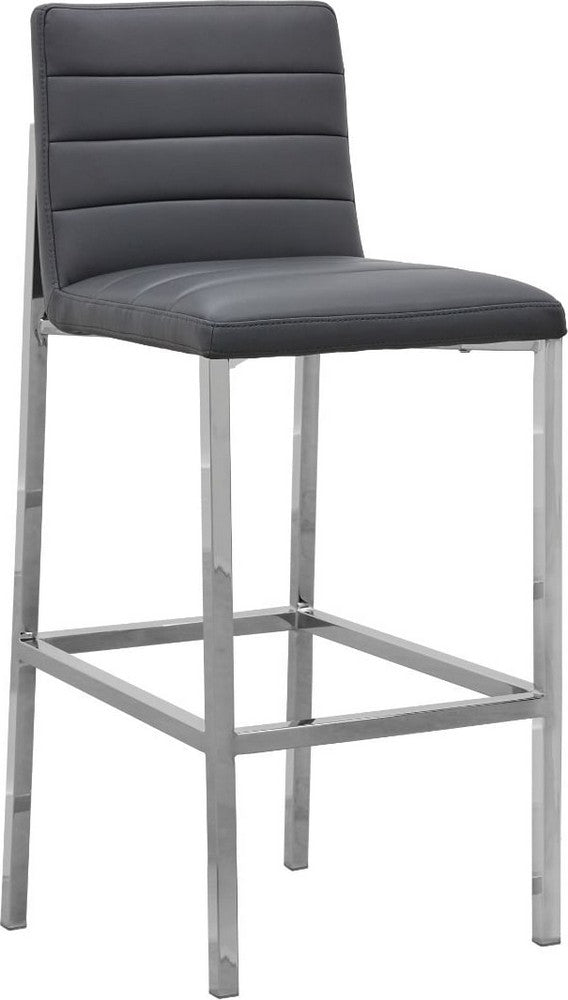 Modus Furniture - Amalfi Metal Back Bar Stool in Cobalt Leather Set of 2 - 1AE868M_2 view 1