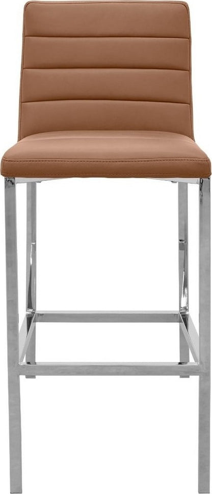 Modus Furniture - Amalfi Metal Back Bar Stool in Cognac Leather Set of 2 - 1A8368M_2 view 2