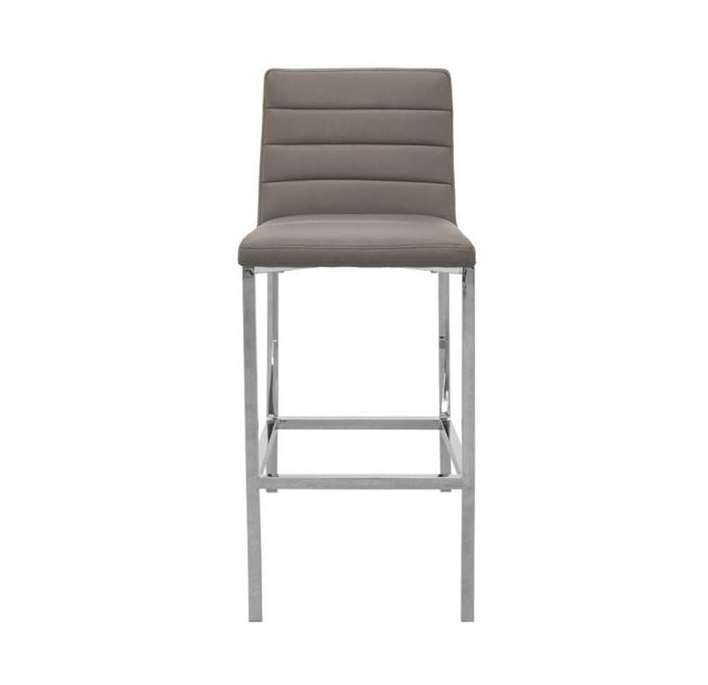 Modus Furniture - Amalfi Metal Back Bar Stool in Taupe (Set of 2) - 1AE268M veiw 2