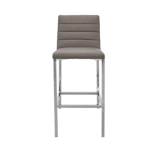 Modus Furniture - Amalfi Metal Back Bar Stool in Taupe (Set of 2) - 1AE268M veiw 2
