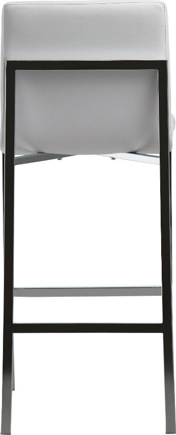 Modus Furniture - Amalfi Metal Back Bar Stool in White Leather Set of 2 - 1AA468M_2 view 4