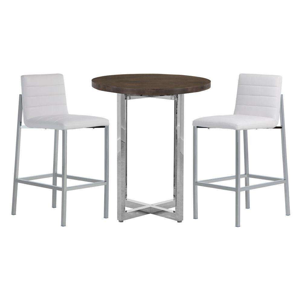Modus Furniture - Amalfi Metal Back Bar Stool in White (Set of 2) - 1AA468M veiw 6