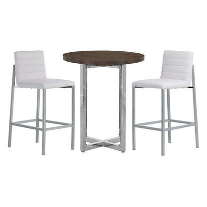Modus Furniture - Amalfi Metal Back Bar Stool in White (Set of 2) - 1AA468M veiw 6