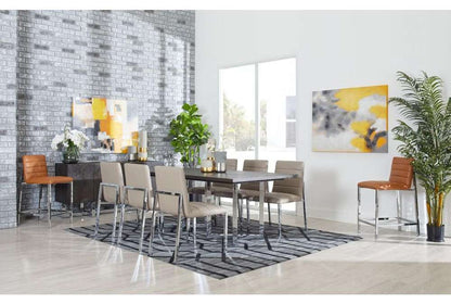 Modus Furniture - Amalfi Metal Back Chair in Taupe (Set of 2) - 1AE266M veiw 3