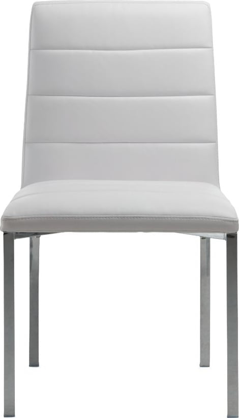 Modus Furniture - Amalfi Metal Back Chair in White Leather - 1AA466M_1 view 1