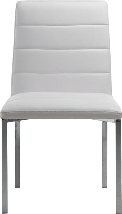 Modus Furniture - Amalfi Metal Back Chair in White Leather - 1AA466M_1 view 1