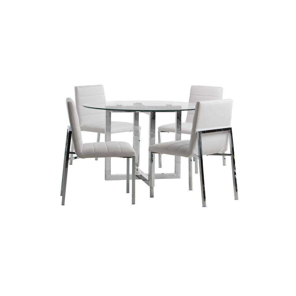 Modus Furniture - Amalfi Metal Back Chair in White (Set of 2) - 1AA466M veiw 5