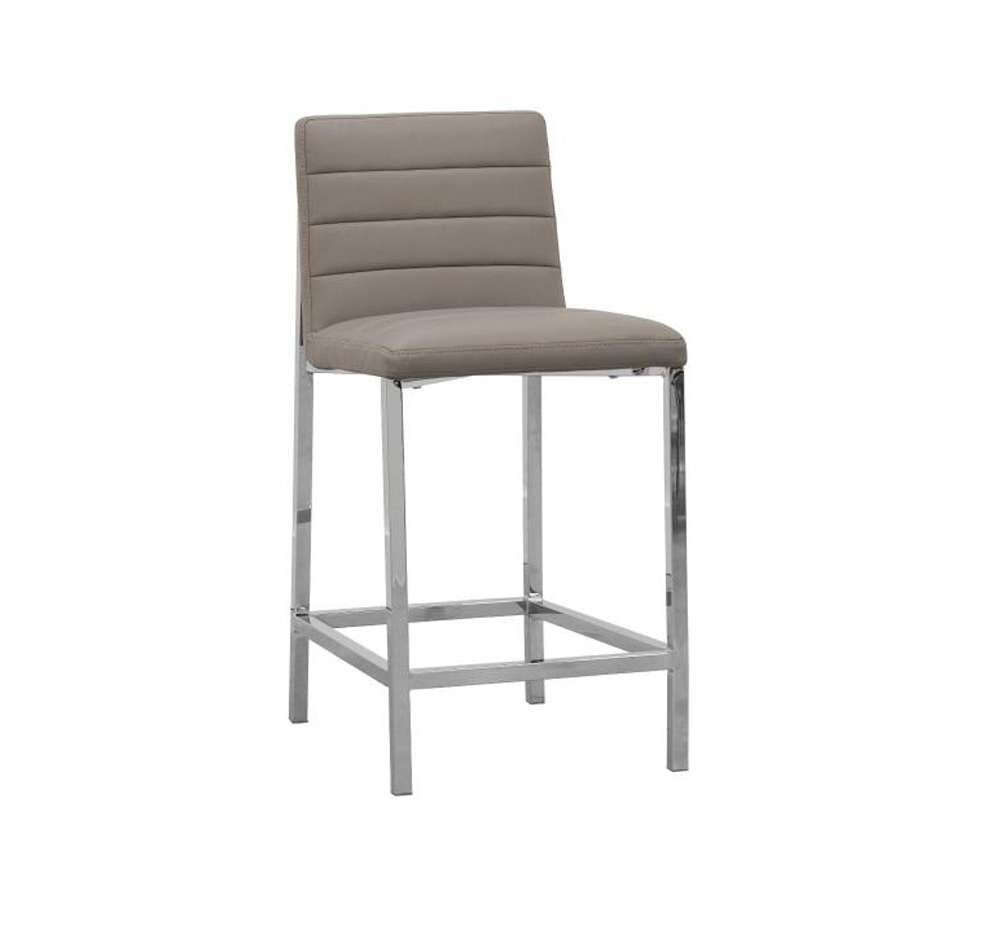 Modus Furniture - Amalfi Metal Back Counter Stool in Taupe (Set of 2) - 1AE270M veiw 2