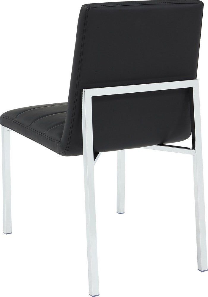 Modus Furniture - Amalfi Mtl Bck Chr - Soot/Chrm Set of 2 - 1AZV66M_2 view 4