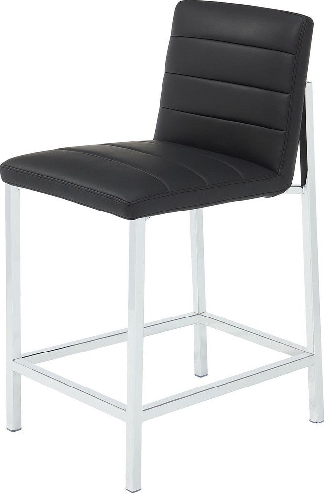 Modus Furniture - Amalfi Mtl Bk Ct Stl -Soot/Chr Set of 2 - 1AZV70M_2 view 1