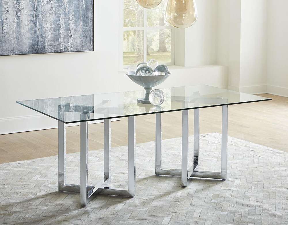Modus Furniture - Amalfi Rectangle Table - Glass - 1AJ5617G veiw 1