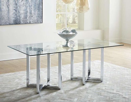 Modus Furniture - Amalfi Rectangle Table - Glass - 1AJ5617G veiw 1