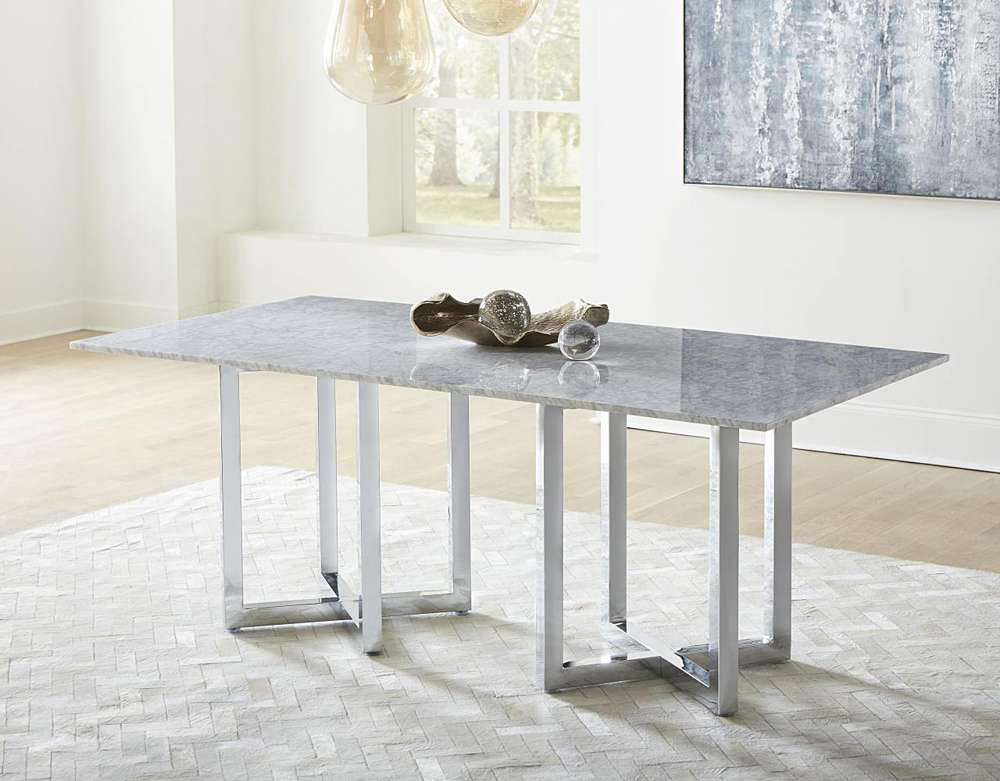 Modus Furniture - Amalfi Rectangle Table - Marble - 1AJ5617M veiw 1