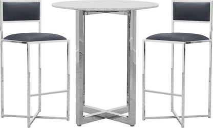 Modus Furniture - Amalfi X-Base Bar Stool in Cobalt Leather - 1AE868X_1 view 4