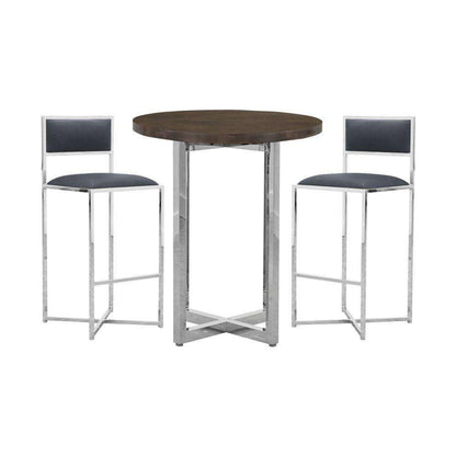 Modus Furniture - Amalfi X-Base Bar Stool in Cobalt (Set of 2) - 1AE868X veiw 5