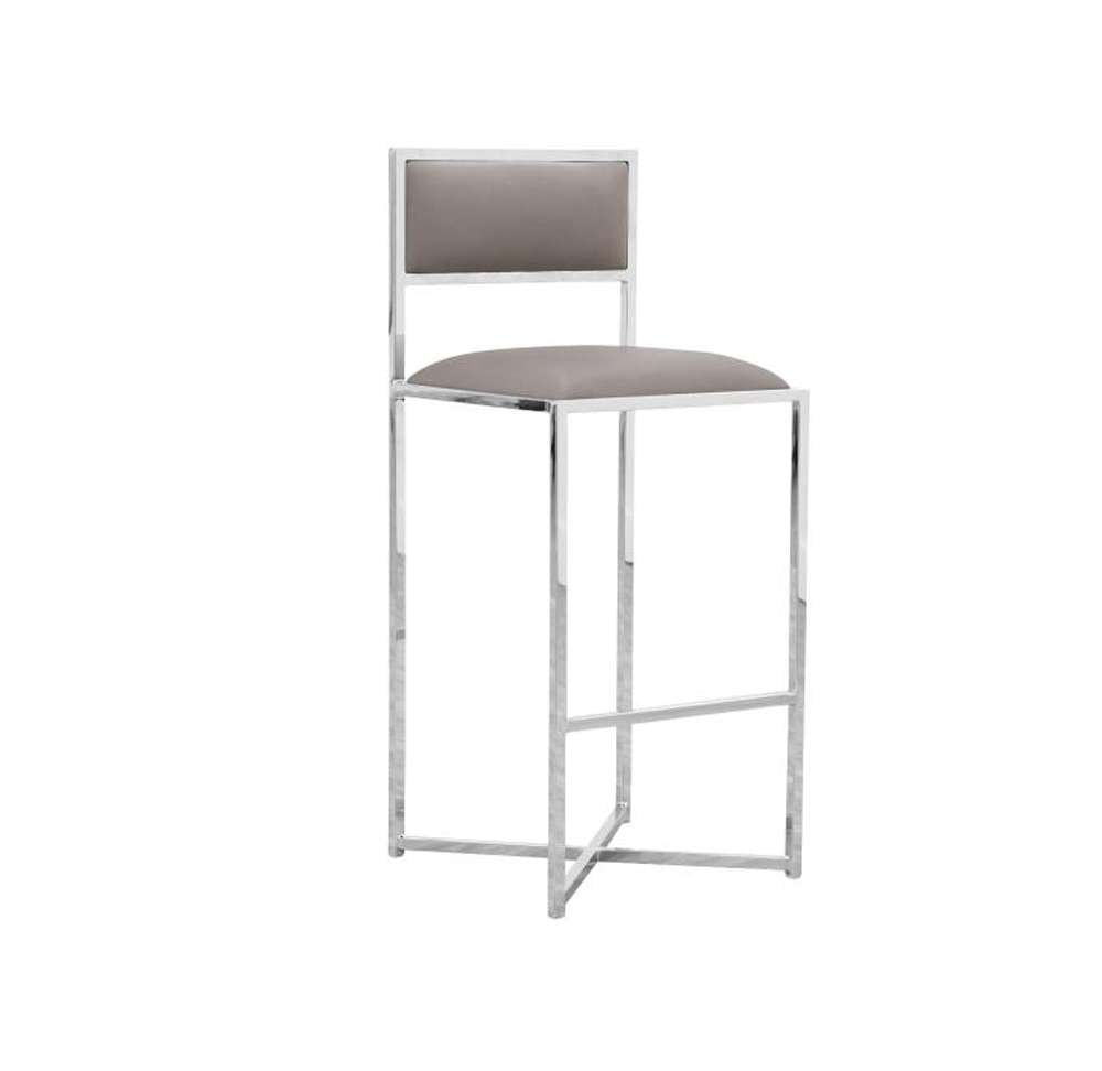 Modus Furniture - Amalfi X-Base Bar Stool in Taupe (Set of 2) - 1AE268X veiw 1