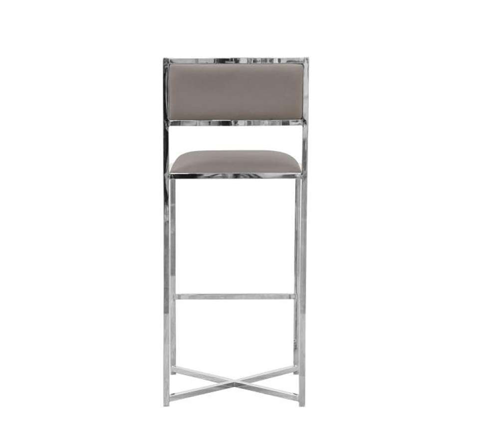 Modus Furniture - Amalfi X-Base Bar Stool in Taupe (Set of 2) - 1AE268X veiw 3