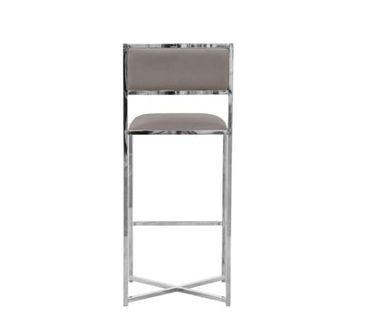 Modus Furniture - Amalfi X-Base Bar Stool in Taupe (Set of 2) - 1AE268X veiw 3