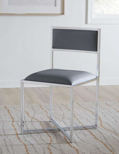 Modus Furniture - Amalfi X-Base Chair in Cobalt (Set of 2) - 1AE866X veiw 1