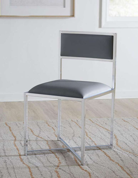 Modus Furniture - Amalfi X-Base Chair in Cobalt (Set of 2) - 1AE866X veiw 1