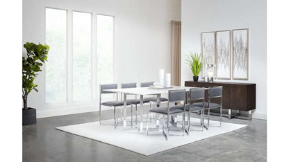 Modus Furniture - Amalfi X-Base Chair in Cobalt (Set of 2) - 1AE866X veiw 3