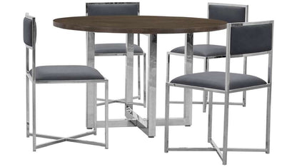Modus Furniture - Amalfi X-Base Chair in Cobalt (Set of 2) - 1AE866X veiw 5