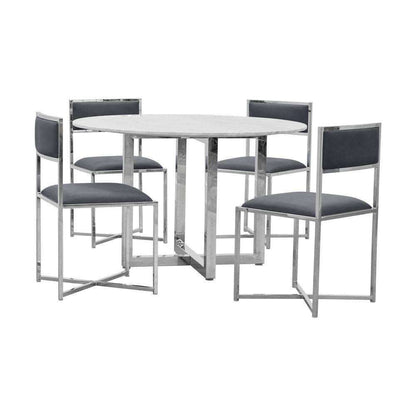 Modus Furniture - Amalfi X-Base Chair in Cobalt (Set of 2) - 1AE866X veiw 6