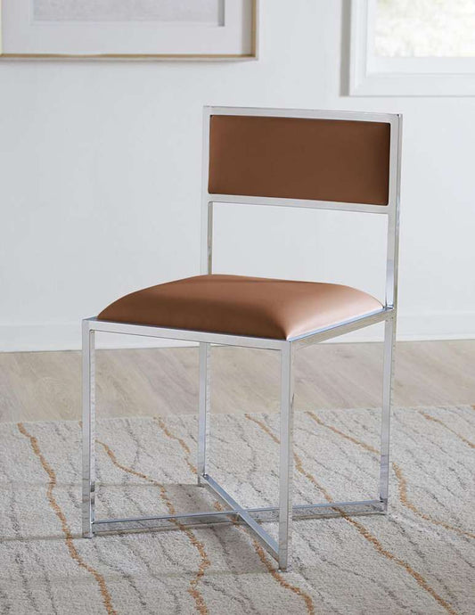 Modus Furniture - Amalfi X-Base Chair in Cognac (Set of 2) - 1A8366X veiw 1