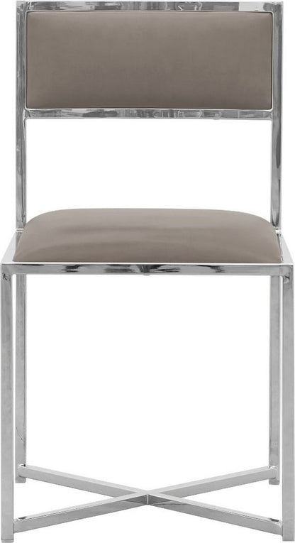 Modus Furniture - Amalfi X-Base Chair in Taupe Leather - 1AE266X_1 view 2