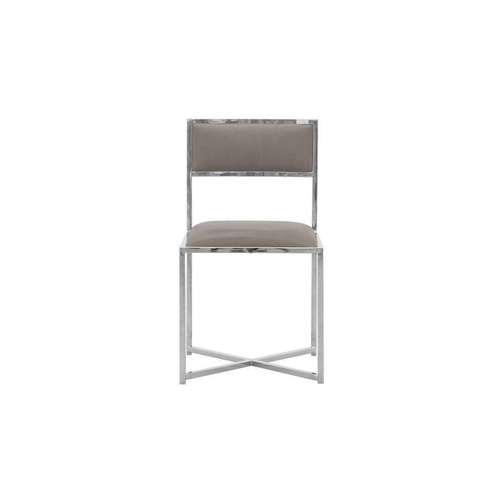 Modus Furniture - Amalfi X-Base Chair in Taupe (Set of 2) - 1AE266X veiw 4