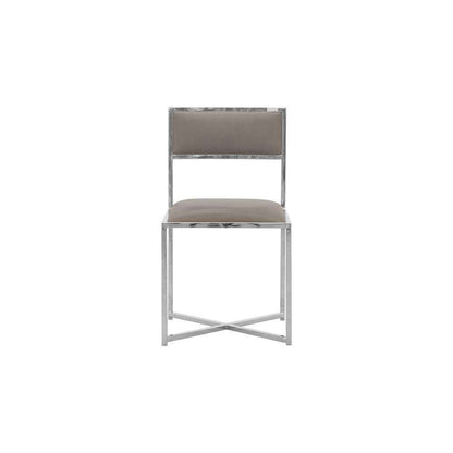 Modus Furniture - Amalfi X-Base Chair in Taupe (Set of 2) - 1AE266X veiw 4