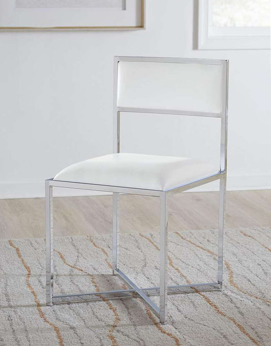 Modus Furniture - Amalfi X-Base Chair in White (Set of 2) - 1AA466X veiw 1