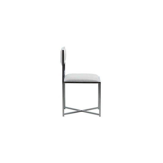 Modus Furniture - Amalfi X-Base Chair in White (Set of 2) - 1AA466X veiw 2